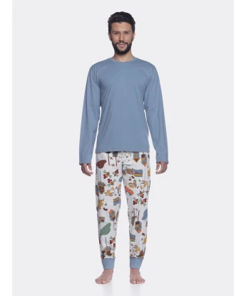 Pijama manga longa e calça