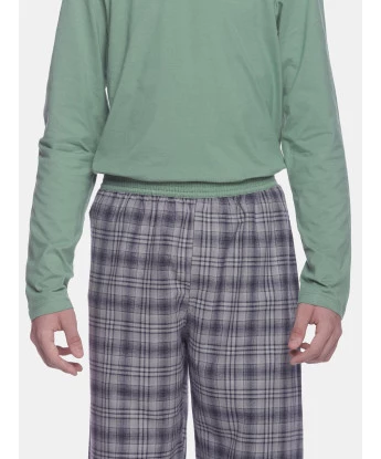 Pijama manga longa e calça    