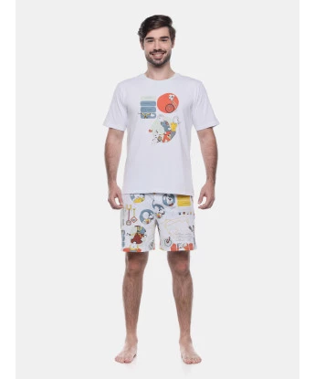 Pijama Manga Curta e Short