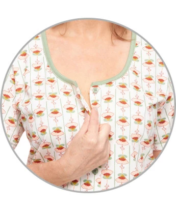 Conjunto Feminino Adulto Manga Curta e Bermuda