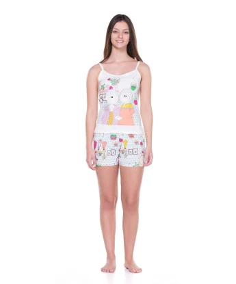 Conjunto Feminino Adulto Alça e Short