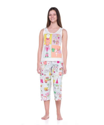 Conjunto Feminino Adulto Regata e Corsário