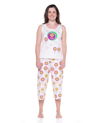 Conjunto Feminino Adulto Regata Decote V e Short