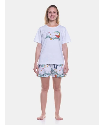 Pijama manga curta e short