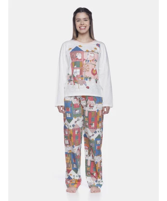 Conjunto Feminino Adulto Manga Longa e Calça