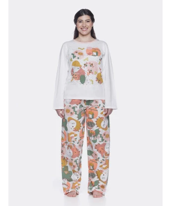 Conjunto Feminino Adulto Manga Longa e Calça