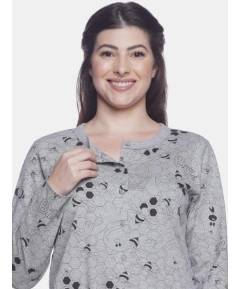 Homewear manga longa e calça           