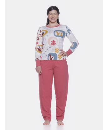 Conjunto Feminino Adulto Manga Longa e Calça