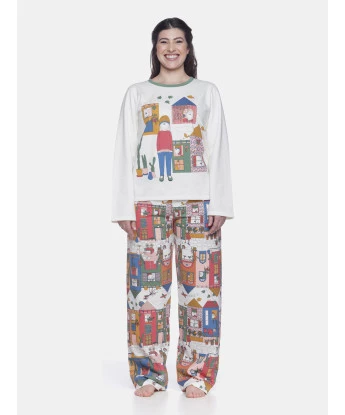 Conjunto Feminino Adulto Manga Longa e Calça Moletinho