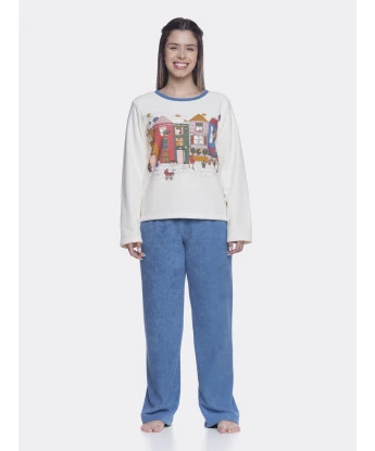 Conjunto Feminino Adulto Manga Longa e Calça