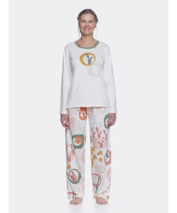 Conjunto Feminino Adulto Manga Longa e Calça