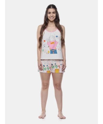 Pijama Alça e Short