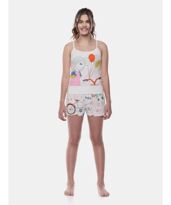 Pijama Alça e Short