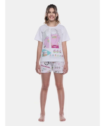 Pijama Manga Curta e Short