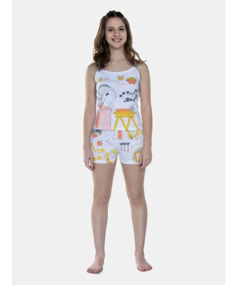 Pijama Alça e Short