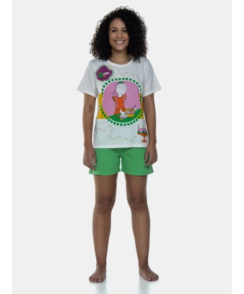 Pijama Manga Curta e Short