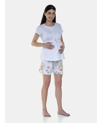 Homewear Gestante Manga Curta e Short