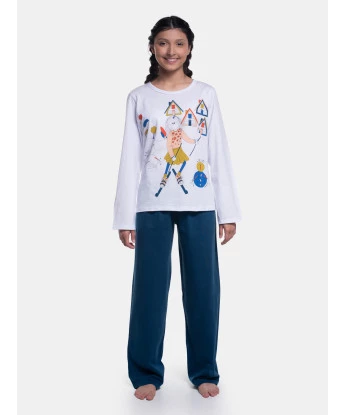 Pijama Manga Longa e Calça