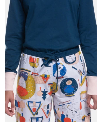 Pijama Manga Longa e Calça