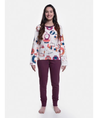 Pijama Manga Longa e Calça