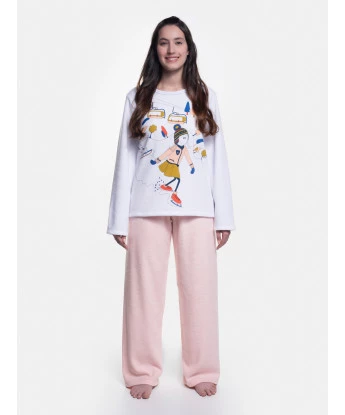 Pijama manga longa e calça