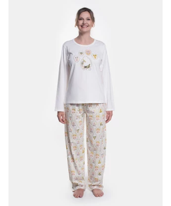 Pijama manga longa e calça  