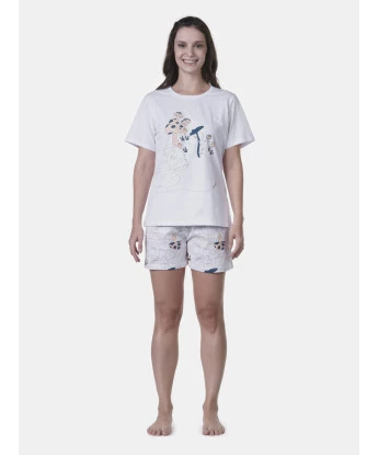 Pijama manga curta e short      