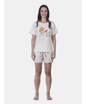 Pijama manga curta e short     
