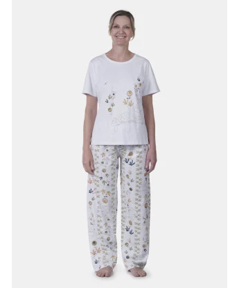 Pijama clássico manga curta e calça