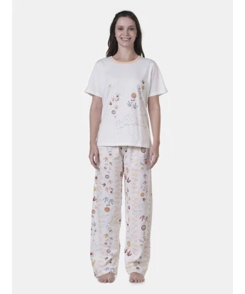 Pijama clássico manga curta e calça   