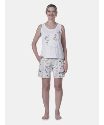 Pijama clássico regata e short