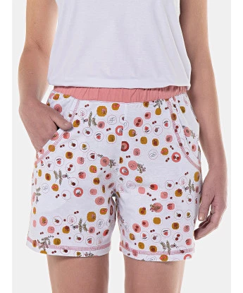 Sonhart Pijama Feminino Curto clássico regata e bermuda Estampado
