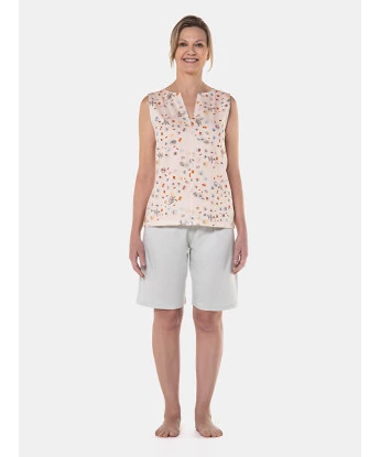 Homewear clássico regata e bermuda