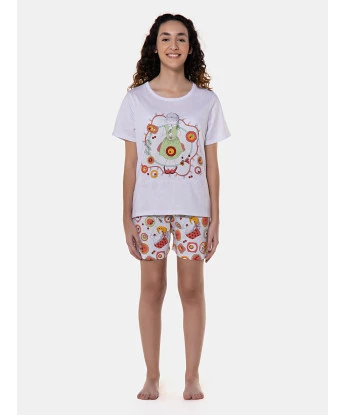 Pijama manga curta e short
