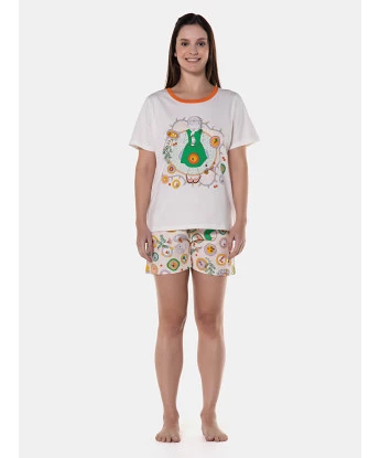 Pijama manga curta e short