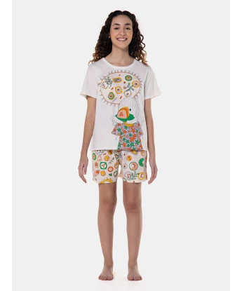 Pijama manga curta e short