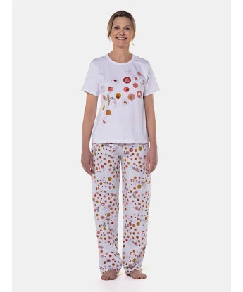 Pijama manga curta e calça