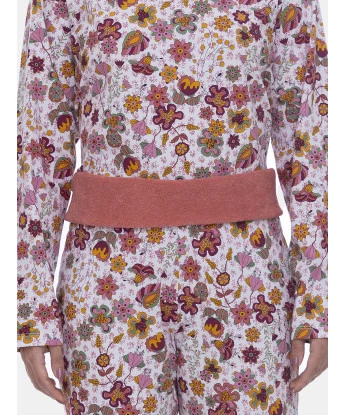 Loja Oficial Sonhart | Pijama Feminino Blusa Manga Longa Floral e Calça Cós Duplo