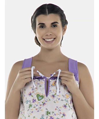 Pijama Feminino Gestante Regata e Short