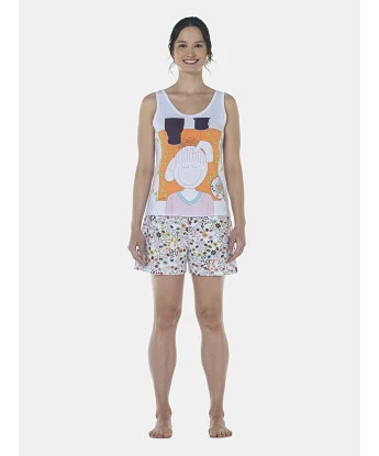 Pijama Feminino Adulto Regata e Short