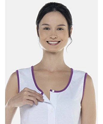Pijama Feminino Adulto Regata Aberta e Short