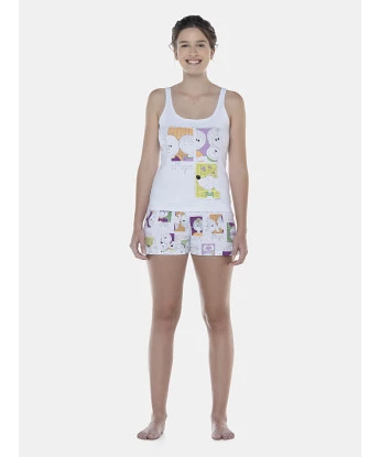 Pijama Feminino Adulto Regata e Short