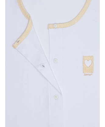 Pijama Feminino Adulto Regata Aberta e Bermuda