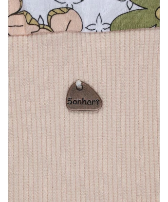 Pijama Feminino Adulto Manga Longa e Calça Com Punhos