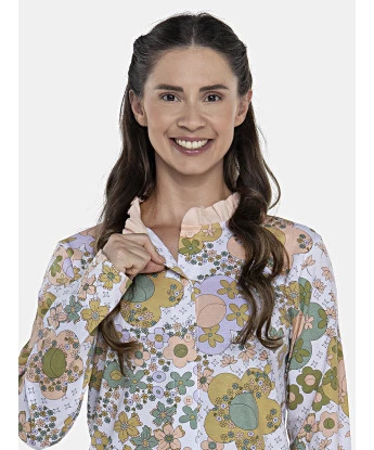 Pijama Feminino Adulto Manga Longa e Calça