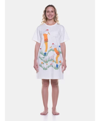 Camisão manga curta  