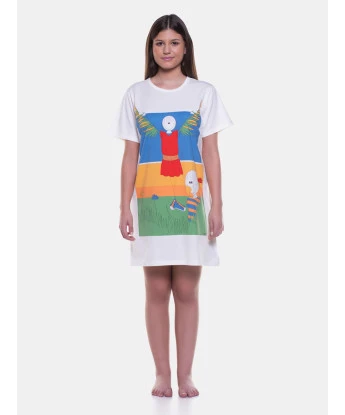 Camisão manga curta           