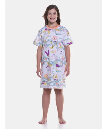 Camisão manga curta  