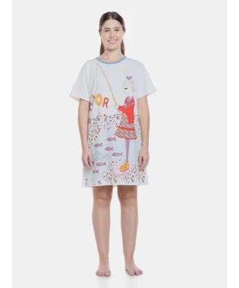 Camisão manga curta                     