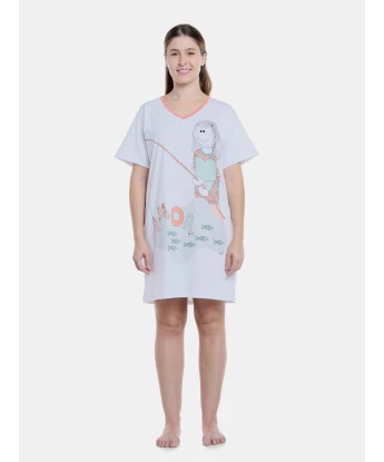Camisão manga curta         
